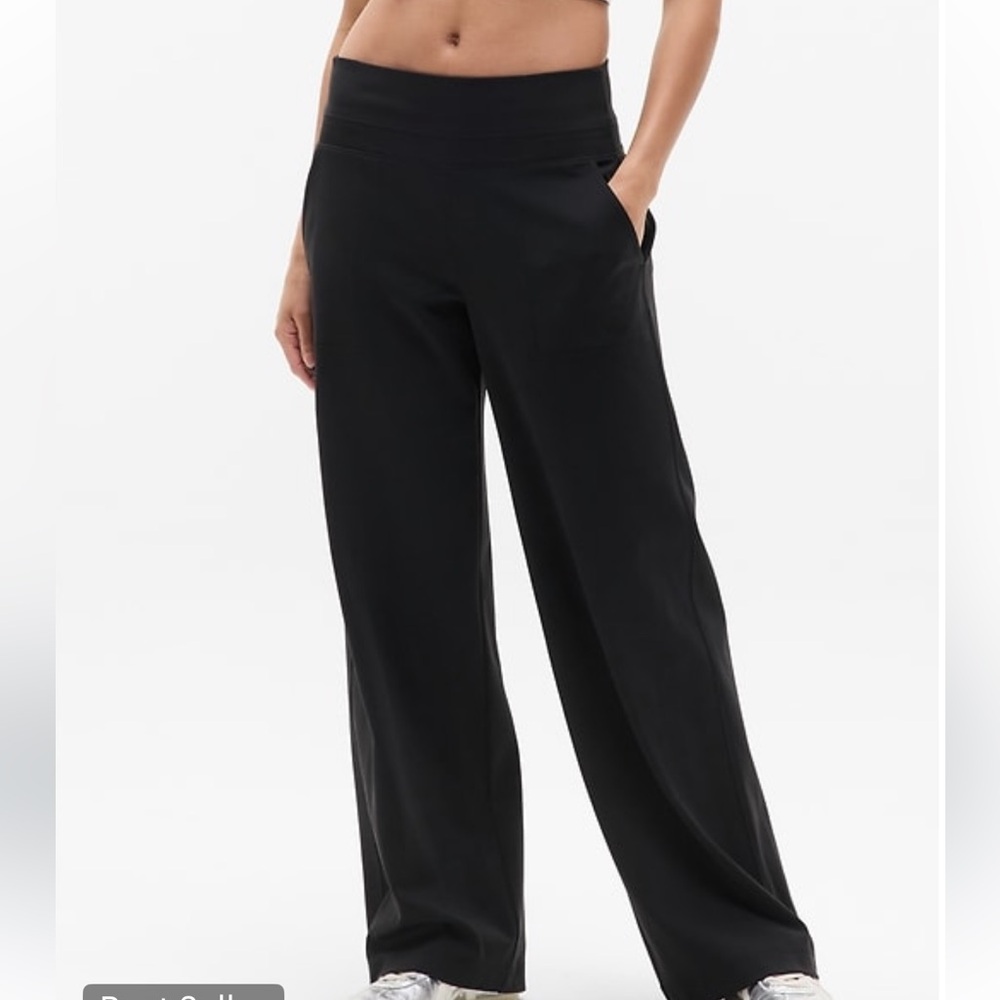 Athleta Black Wide Leg Pants
